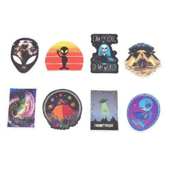 25 Stickers Extraterrestre Pour Vélo -Mon Univers Velo Magasin 25 stickers extraterrestre pour velo 3