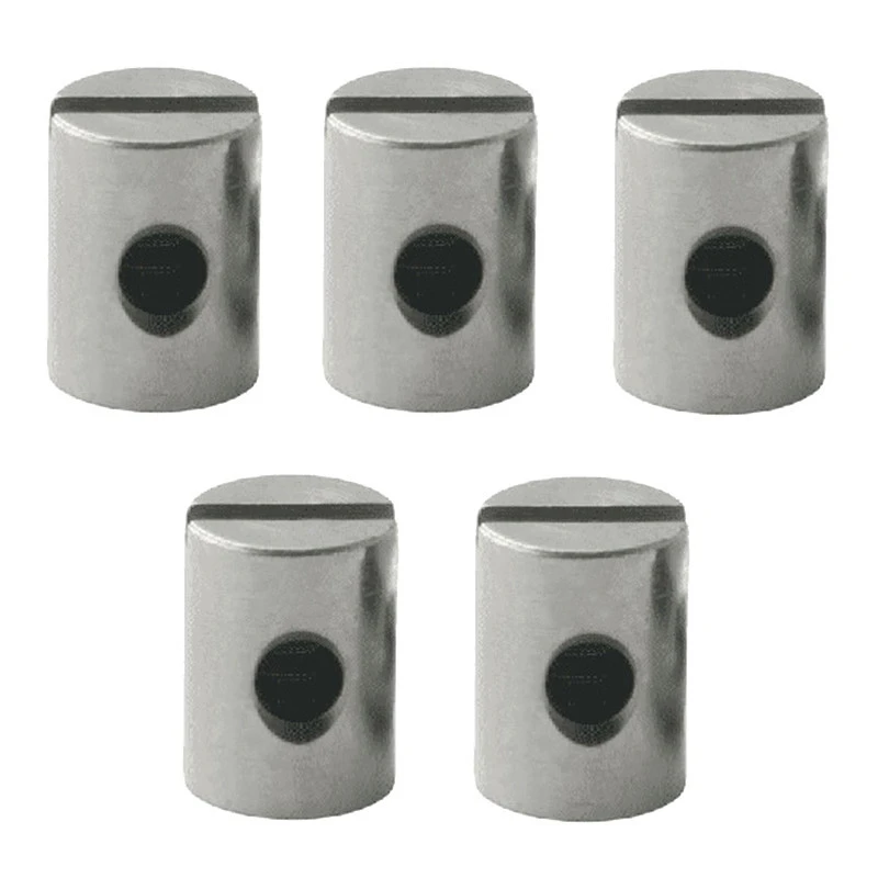 Elvedes 5 Serres-cable 5x7 Mm Chromé Pour Frein Vélo 1 Elvedes 5 Serres-cable 5x7 Mm Chromé Pour Frein Vélo