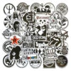 50 Autocollants Artistes De Musique à Coller Sur Cadre De Vélo