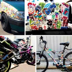 50 Autocollants FLUO Pour La Sécurité De L'enfant à Vélo -Mon Univers Velo Magasin 50 autocollants fluo pour la securite de l enfant a velo 2