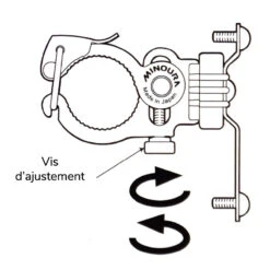 Accessoire Support Minoura BH-100 Pour Porte Bidon Vélo -Mon Univers Velo Magasin accessoire support minoura bh 100 pour porte bidon velo 5
