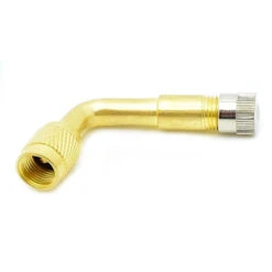Adaptateur Coudé Avec Bouchon Pour Valve Schrader De Vélo