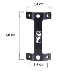 M-Wave Adaptateur Double Porte-bidon Pour Vélo -Mon Univers Velo Magasin adaptateur double porte bidon pour velo 2