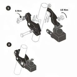 Adaptateur Tige De Selle Pour Fixation Remorque Vélo - Hebie -Mon Univers Velo Magasin adaptateur tige de selle pour fixation remorque velo hebie 2