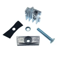 Adapteur Plaque Pour Béquille Double Argent Hebie