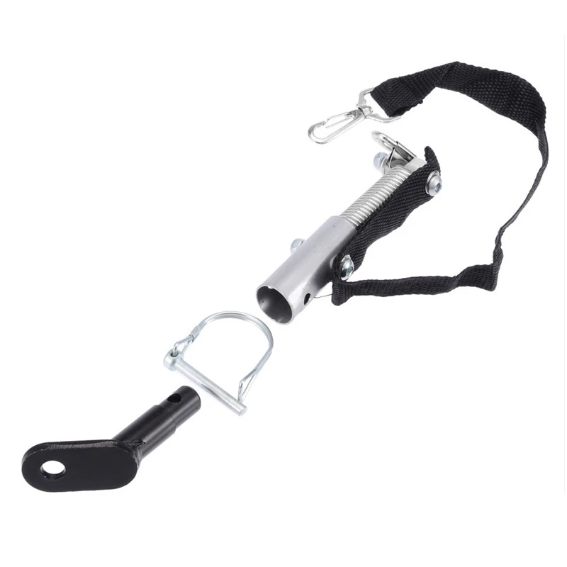 Attache Remorque Vélo Sur Axe De Roue Avec Ressort Et Sangle De Sécurité 6 Attache Remorque Vélo Sur Axe De Roue Avec Ressort Et Sangle De Sécurité – Image 6