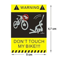 Autocollant De Cadre Vélo VTT 3D Résistant Aux Rayures -Mon Univers Velo Magasin autocollant de cadre velo vtt 3d resistant aux rayures 3