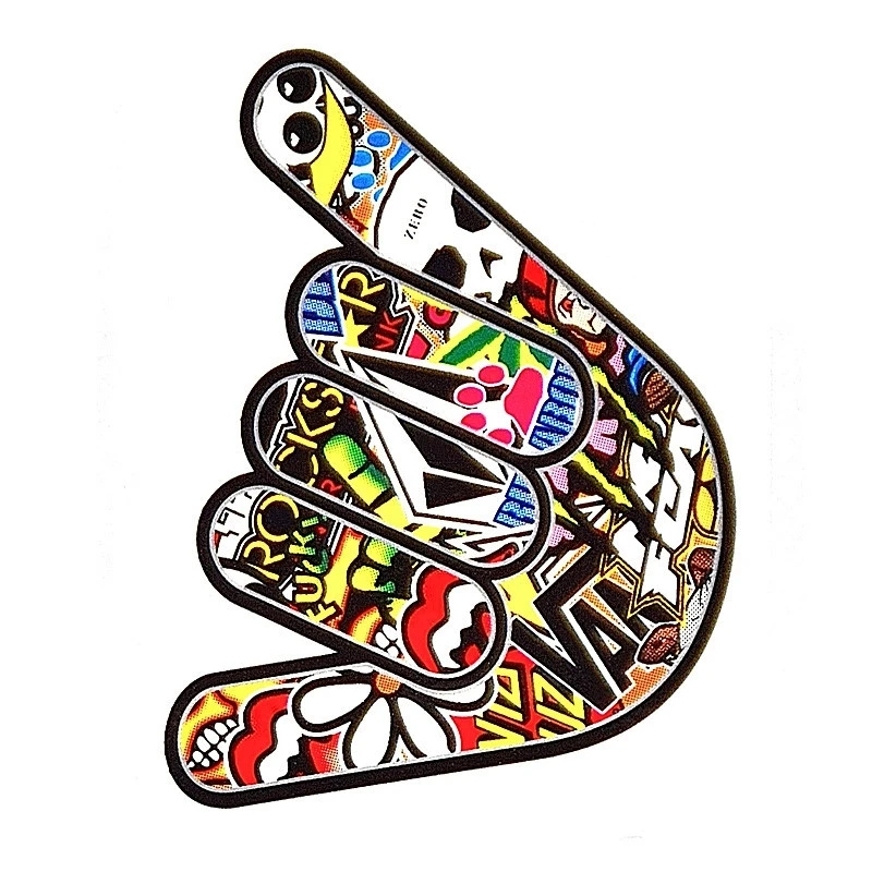 Autocollant MAIN COOL Pour La Décoration Vélo 1 Autocollant MAIN COOL Pour La Décoration Vélo