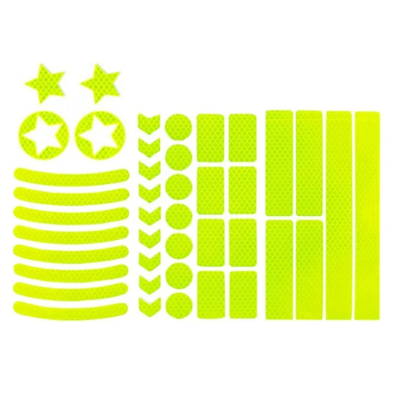 Autocollant Réfléchissant Pour Cadre Et Roue De Vélo, 42 Pièces 2 Autocollant Réfléchissant Pour Cadre Et Roue De Vélo, 42 Pièces – Image 2