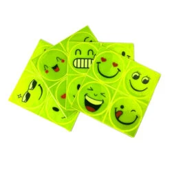 Autocollants Réfléchissants Mignon Souriant Pour Vélo Enfant