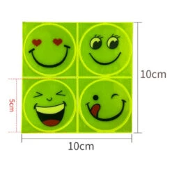 Autocollants Réfléchissants Mignon Souriant Pour Vélo Enfant 9 Autocollants Réfléchissants Mignon Souriant Pour Vélo Enfant -Mon Univers Velo Magasin autocollants reflechissants mignon pour velo enfant 1 4