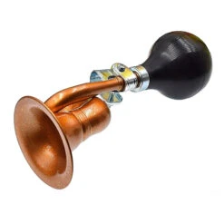 Avertisseur Sonore De Vélo Poire En Forme De Trompette - Cuivre -Mon Univers Velo Magasin avertisseur sonore de velo poire en forme de trompette cuivre 3