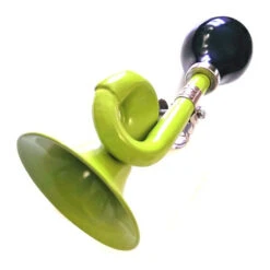 Messingschlager Avertisseur Sonore Trompette Pour Vélo - Vert 5 Messingschlager Avertisseur Sonore Trompette Pour Vélo - Vert -Mon Univers Velo Magasin avertisseur sonore trompette pour velo vert 2