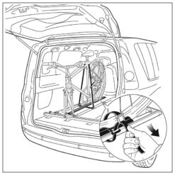 PERUZZO Barre De Fixation Pour Vélo Dans Le Coffre - GENOVA -Mon Univers Velo Magasin barre de fixation pour velo dans le coffre genova 3