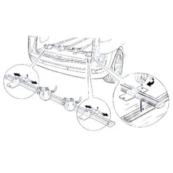 PERUZZO Barre De Fixation Pour Vélo Dans Le Coffre - GENOVA -Mon Univers Velo Magasin barre de fixation pour velo dans le coffre genova 4