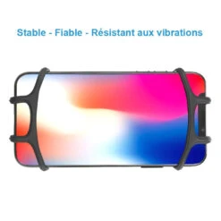 Base Caoutchouc Universel Smartphone Sur Guidon De Vélo -Mon Univers Velo Magasin base caoutchouc universel smartphone sur guidon de velo 1