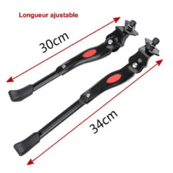 Béquille Réglable Aluminium Pour Vélo -Mon Univers Velo Magasin bequille reglable aluminium pour velo 3