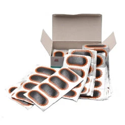 REMA TIP TOP Boîte De 100 Rustines Tip Top F2 Ovales -Mon Univers Velo Magasin boite de 100 rustines tip top f2 ovales 3