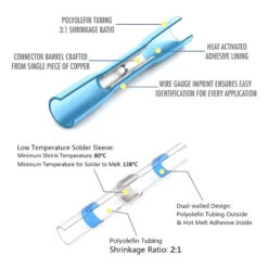 Boite De Connecteur Auto-Soudeur Étanche - Gaines Thermorétractables 7 Boite De Connecteur Auto-Soudeur Étanche - Gaines Thermorétractables -Mon Univers Velo Magasin boite de connecteur auto soudeur etanche gaines thermoretractables 1 2
