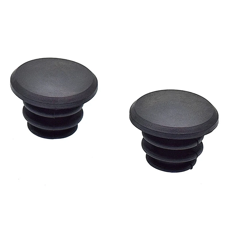 Point Bouchon De Guidon De Vélo Noir - La Paire 1 Point Bouchon De Guidon De Vélo Noir - La Paire