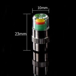 Bouchon Valve Pneu Voiture Argent 2.4 Bar Pression -Mon Univers Velo Magasin bouchon valve pneu voiture argent 24 bar pression 1 4