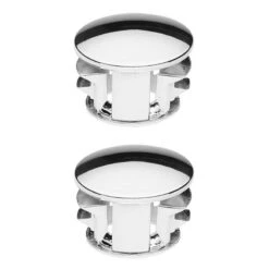 Point Bouchons De Guidon Chromé Pour Vélo - La Paire -Mon Univers Velo Magasin bouchons de guidon chrome pour velo la paire 2