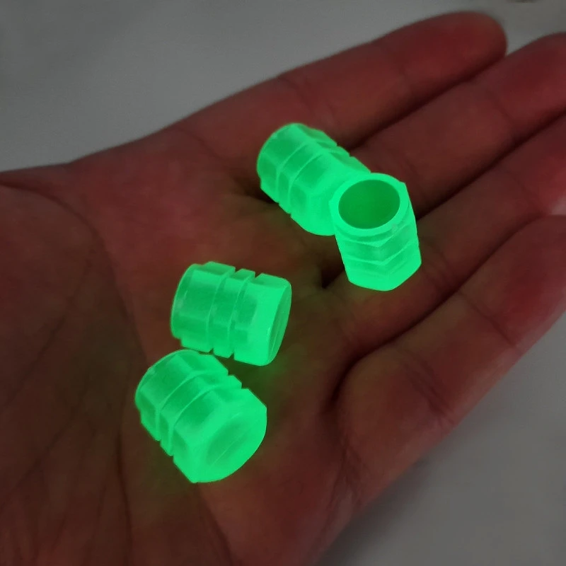 Bouchons De Valve Fluorescents Lumineux - Par 4 2 Bouchons De Valve Fluorescents Lumineux - Par 4 – Image 2