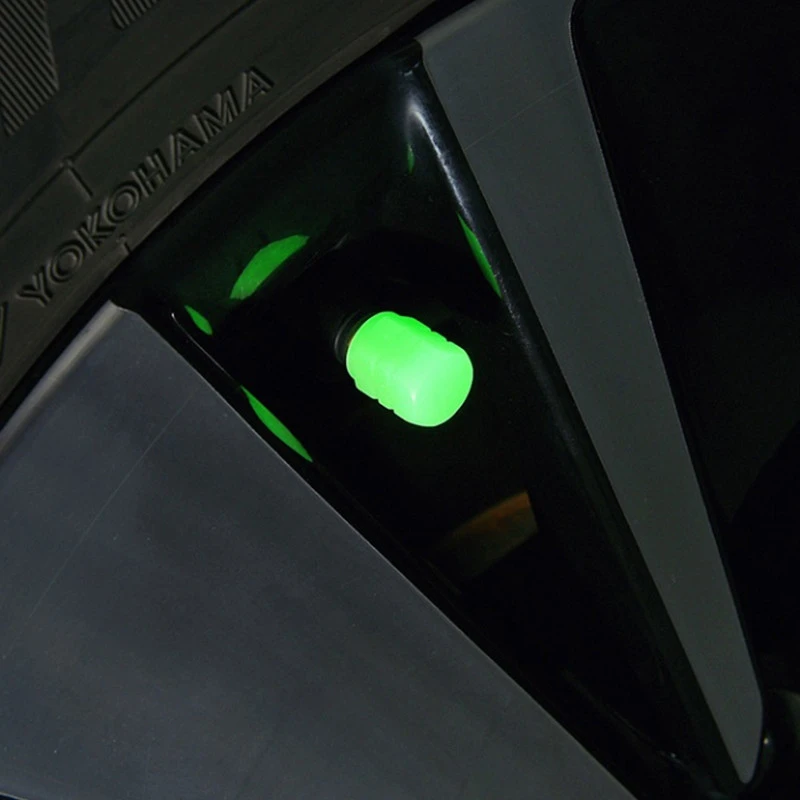 Bouchons De Valve Fluorescents Lumineux - Par 4 5 Bouchons De Valve Fluorescents Lumineux - Par 4 – Image 5