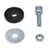 Boulon De Tringle 6 Mm Avec Rondelle Caoutchouc Et écrou