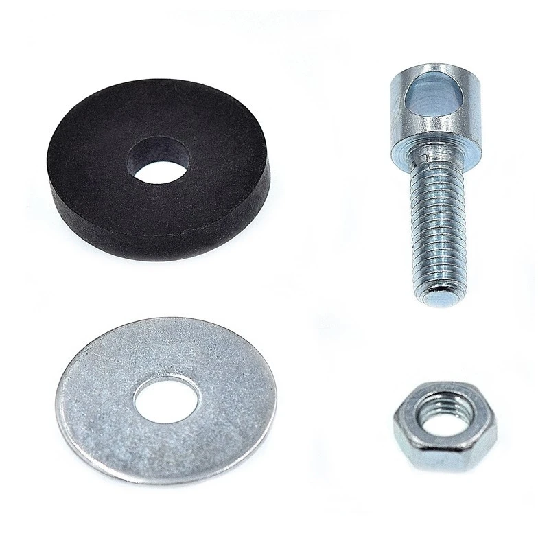 Boulon De Tringle 6 Mm Avec Rondelle Caoutchouc Et écrou 1 Boulon De Tringle 6 Mm Avec Rondelle Caoutchouc Et écrou