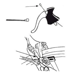 Câble De Frein Avant Et Arrière Pour Vélo De Course -Mon Univers Velo Magasin cable de frein avant et arriere pour velo de course 3