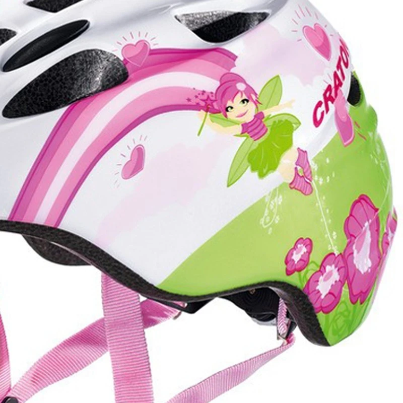 Casque Enfant CRATONI Akino - Rose Et Blanc 3 Casque Enfant CRATONI Akino - Rose Et Blanc – Image 3