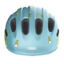 Casque Vélo Bébé Blue Croco Smiley ABUS -Mon Univers Velo Magasin casque velo bebe blue croco smiley abus 5