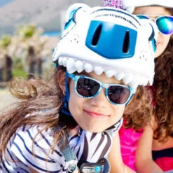 Casque Vélo Enfant Tigre Blanc Crazy Safety -Mon Univers Velo Magasin casque velo enfant tigre blanc crazy safety 4