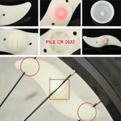 Catadioptre Lumineux A Led Pour Vélo -Mon Univers Velo Magasin catadioptre lumineux a led pour velo 5