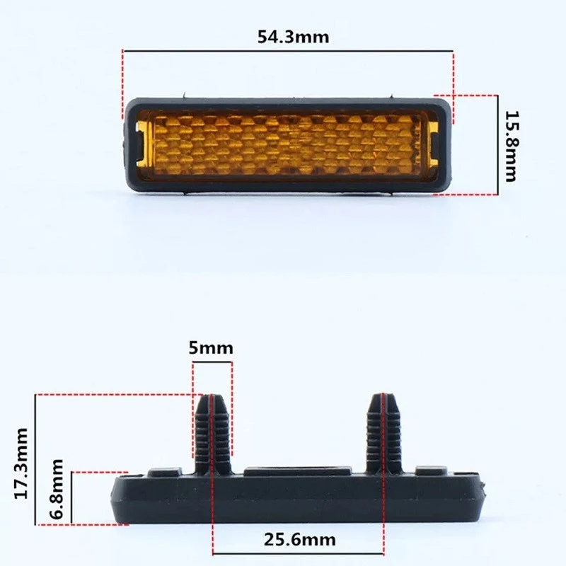 Catadioptres Pour Pédales (2 Pièces) 5 Catadioptres Pour Pédales (2 Pièces) – Image 5