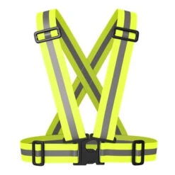 WOWOW Ceinture Jaune Réfléchissante Réglable Pour Piéton Ou Cycliste -Mon Univers Velo Magasin ceinture jaune reflechissante reglable pour pieton ou cycliste 2