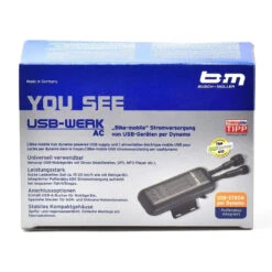 BUSCH & MULLER Chargeur Universel USB-Werk Sur Dynamo Batterie Tampon Intégrée -Mon Univers Velo Magasin chargeur universel usb werk sur dynamo batterie tampon integree 5