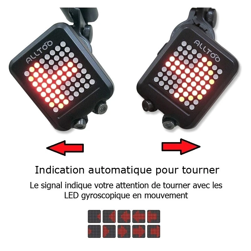Clignotant Pour Vélo Avec Capteur Automatique Et Double Laser 5 Clignotant Pour Vélo Avec Capteur Automatique Et Double Laser – Image 5
