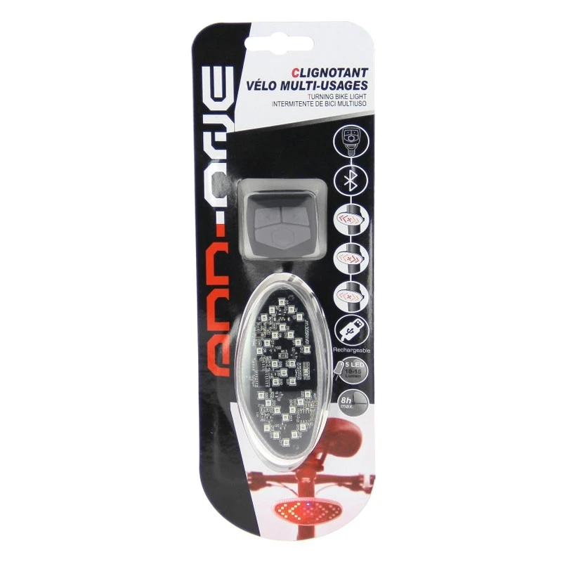 Clignotant Pour Vélo Pour Indiquer Sa Direction Rechargeable USB 2 Clignotant Pour Vélo Pour Indiquer Sa Direction Rechargeable USB – Image 2