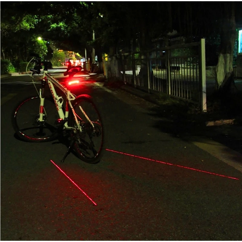 Clignotants LED Faisceau Laser USB Pour Vélo 4 Clignotants LED Faisceau Laser USB Pour Vélo – Image 4
