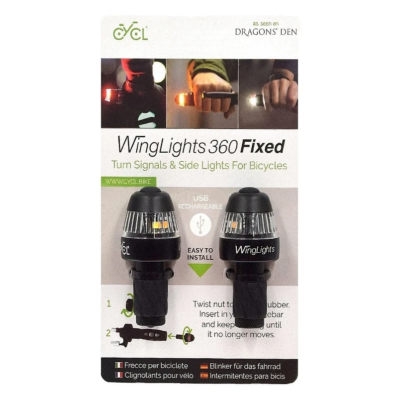 Clignotants Et Feux De Signalisation Pour Vélo Winglight 360 Fixed 2 Clignotants Et Feux De Signalisation Pour Vélo Winglight 360 Fixed – Image 2