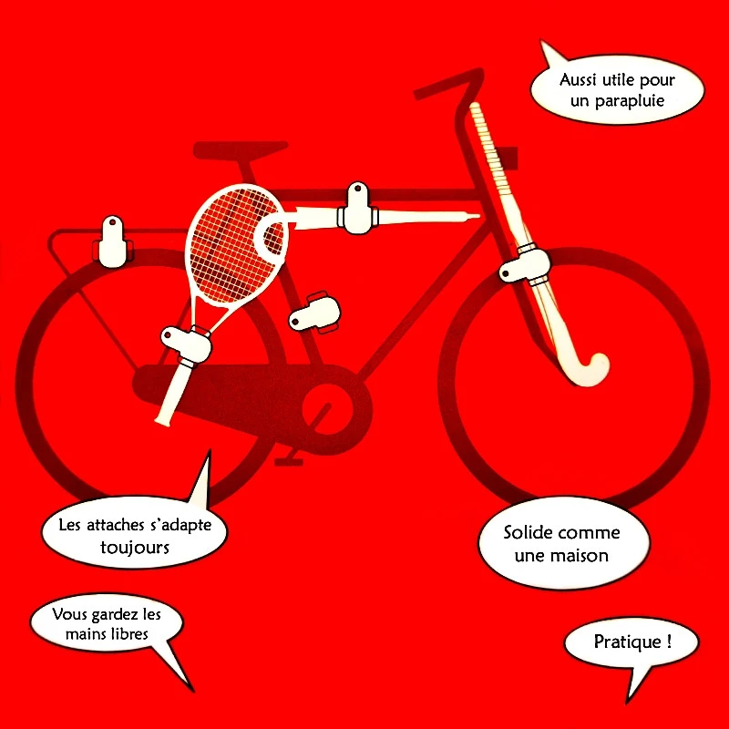 Clip De Cadre Pour Fixation Accessoires Vélo 3 Clip De Cadre Pour Fixation Accessoires Vélo – Image 3