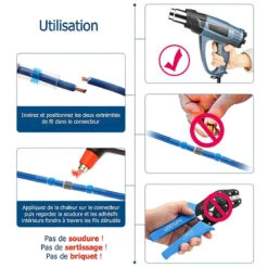 Coffret 500 Manchons Thermo-soudable Auto Soudeur étanche 11 Coffret 500 Manchons Thermo-soudable Auto Soudeur étanche -Mon Univers Velo Magasin coffret 500 manchons thermo soudable auto soudeur etanche 5