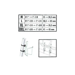 Collier De Fixation Pour Porte-bidon - Zefal GIZMO - Taille M -Mon Univers Velo Magasin collier de fixation pour porte bidon zefal gizmo taille m 1