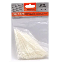 Silverline Collier De Serrage Nylon Noir Ou Blanc 100 X 2,5 Mm - Par 100 -Mon Univers Velo Magasin collier de serrage nylon noir ou blanc 100 x 25 mm par 100 5