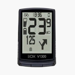 Compteur Vélo Sans Fil GPS SIGMA EOX VIEW 1300 Noir -Mon Univers Velo Magasin compteur velo sans fil gps sigma eox view 1300 noir 1