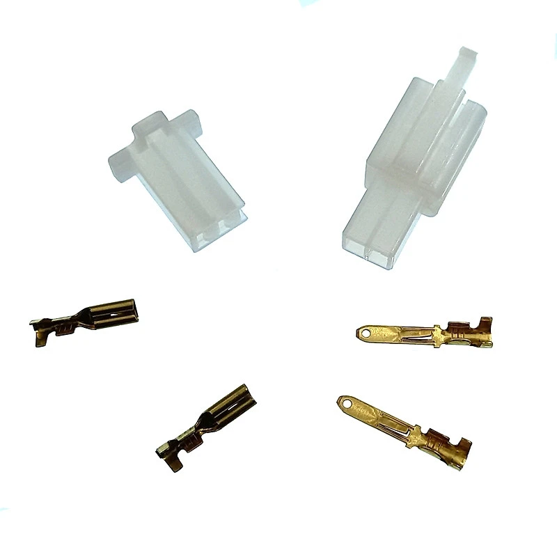 Connecteur Plastique 2 Fiches Male Et Femelle Avec Cosses 2 Connecteur Plastique 2 Fiches Male Et Femelle Avec Cosses – Image 2