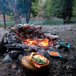 Couvert Et Vaisselle Pour Bivouac Classique Bleu UCO -Mon Univers Velo Magasin couvert et vaisselle pour bivouac classique bleu uco 2