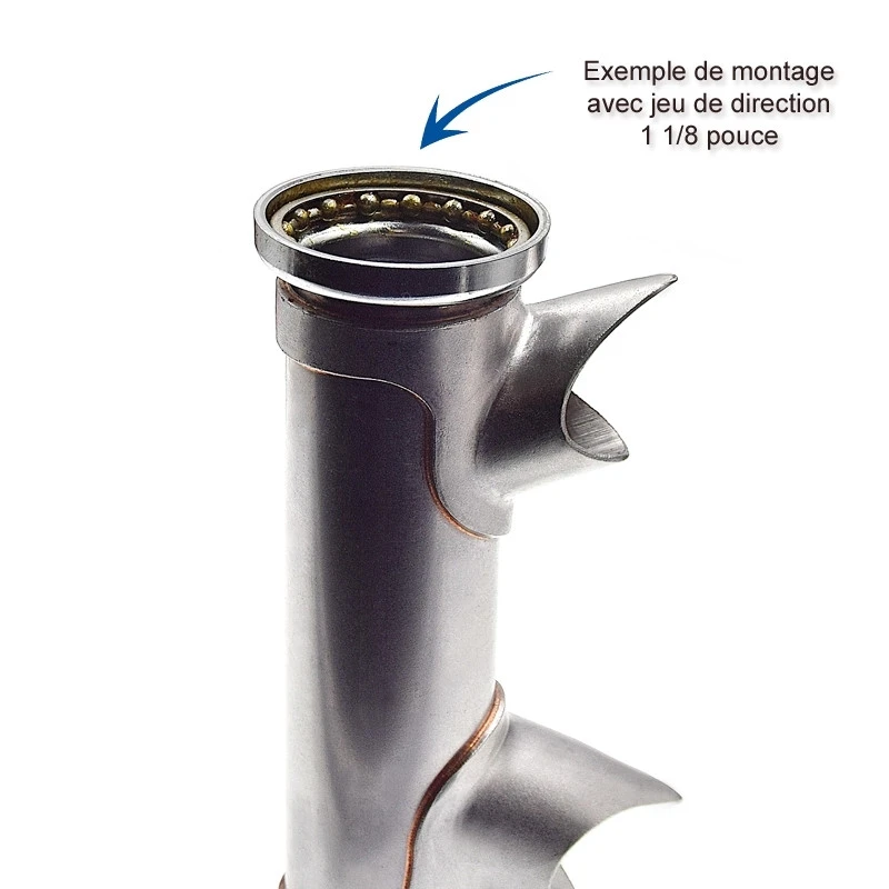 Douille Acier 1 1/8" Double Manchon à Souder Pour Fabrication Vélo 5 Douille Acier 1 1/8" Double Manchon à Souder Pour Fabrication Vélo – Image 5